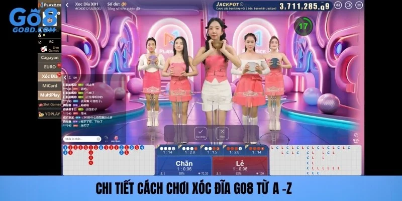 Chi tiết cách chơi xóc đĩa Go8 từ A -Z